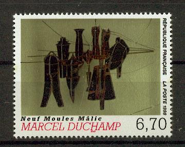 France 3197 oeuvre de Duchamp neuf ** luxe MNH prix de la poste 1.02