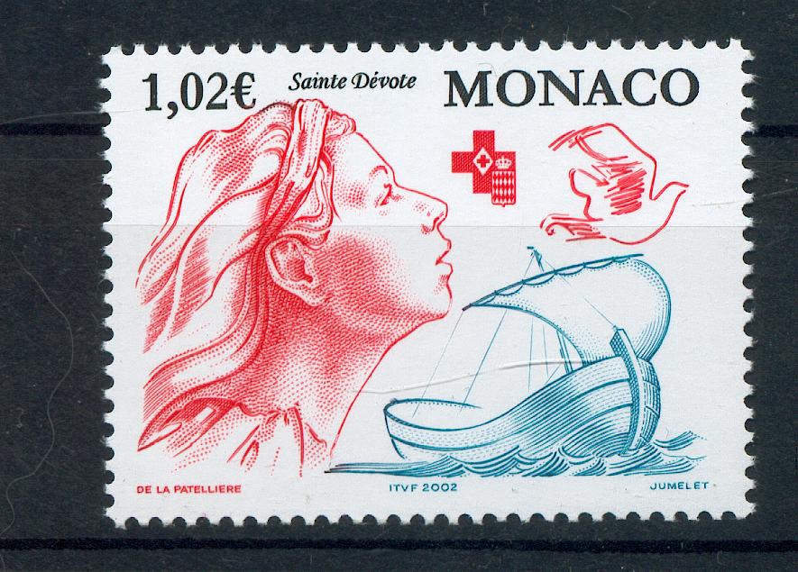 MONACO 2354 Sainte Dévote neufs ** luxe MNH sin charnela  prix de la poste 1.02 