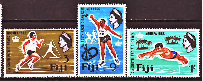 Fidji 205 / 07 2e jeux sportifs du Pacifique-Sud à Nouméa