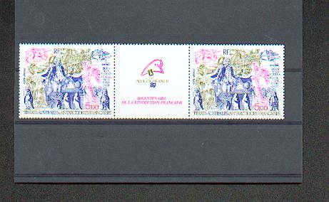 TAAF PA 107A 1989 PHILEXFRANCE RÉVOLUTION neuf * * TB MNH SIN CHARNELA cote 15.50 