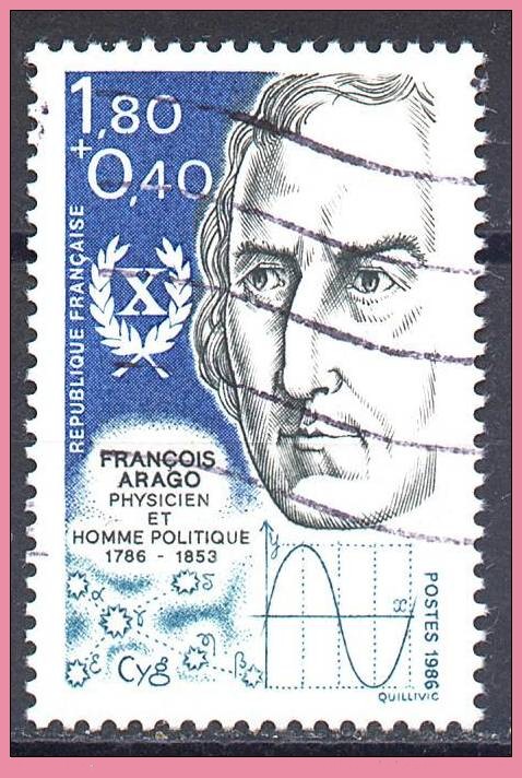 France Oblitéré Yvert N°2396 François ARAGO 1986 
