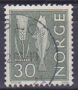 NORVEGE 1962 OBLITERE N° 440A