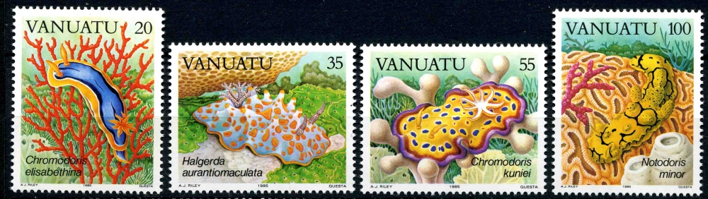 Vanuatu 1985 Nudibranches (série 1)