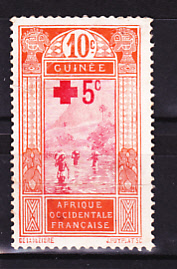  GUINEE 1915 Y& T N°80 Oblitéré