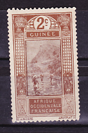 GUINEE 1913-17 Y& T N° 64 Oblitéré