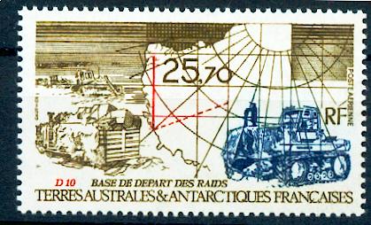 TAAF PA 127 1993 base de départ des raids neuf ** TB MNH sin charnela prix de la poste 3.92