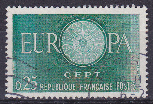 FRANCE 1960 OBLITERE N° 1266 europa