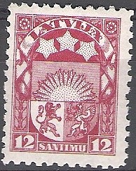 Latvija 1923 Michel 94 Neuf ** Cote (2013) 0.75 Euro Armoirie  