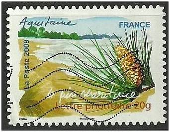 France 2009 - Aquitaine - Le pin maritime - 309 oblitéré.