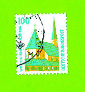 Oblitération ronde Used Stamp Wallfahrtskapelle Altötting Chapelle Deutsche Bundespost ALLEMAGNE