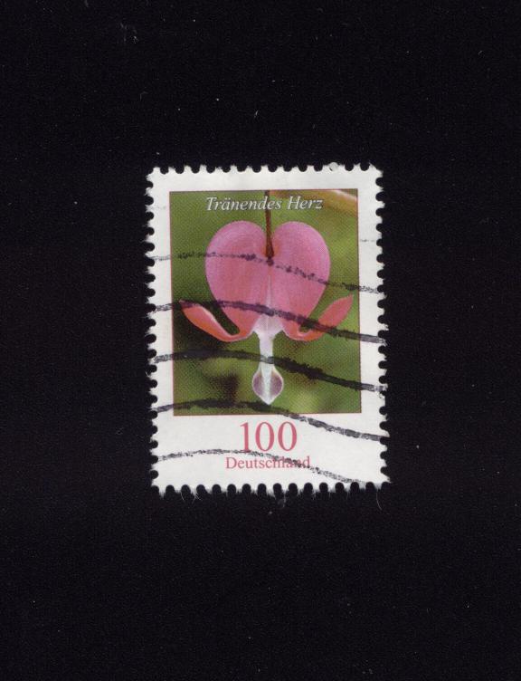 Timbre Oblitéré Used Stamp Fleurs Flowers Flores Tränendes Herz 100 ALLEMAGNE DEUTSCHLAND 2009