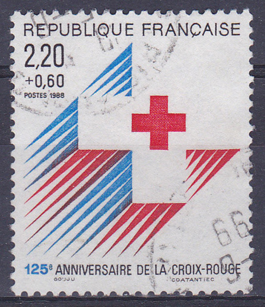 FRANCE 1988 OBLITERE N° 2555 Croix-Rouge