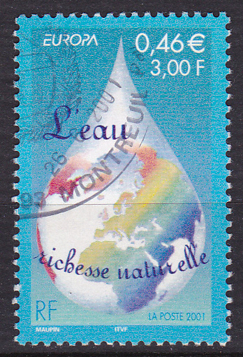 FRANCE 2001 OBLITERE N° 3388 europa