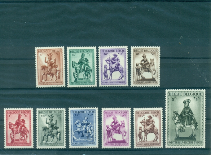 Belgique - 1941 - TP 586 / 92 - Saint Martin I - Neufs ** NMH