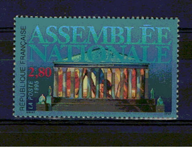 France 2945 Assemblée nationale 1995 neufs ** TB MNH sin charnela prix poste 0.42