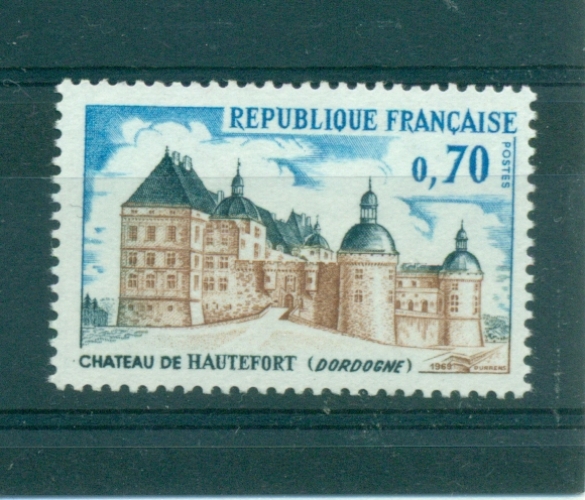 France - 1969 - TP 1596  - chateau de Hautefort - Neuf ** NMH