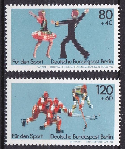 ALLEMAGNE BERLIN 1983 NEUF** MNH N° 659 660