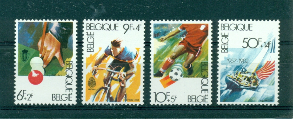 Belgique - 1982 - TP 2039 / 42 - Sport - Neuf ** NMH