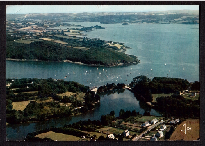 France Cpm Logonna Daoulas (  Finistère ) Moulin-Mer et la rivière 