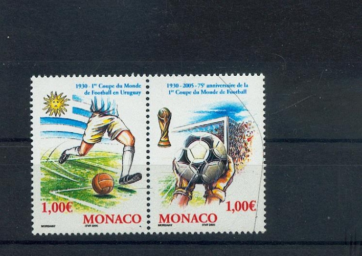 MONACO 2465/2466 sport football  neufs ** luxe MNH prix de la poste 2  