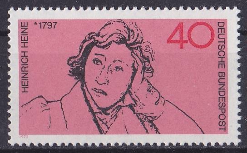 ALLEMAGNE RFA 1972 neuf** MNH N° 602