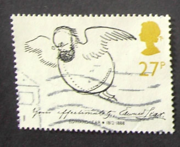 GB 1988 Edward Lear  27p YT 1337 / SG 1406