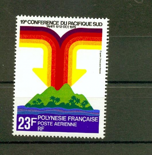 Polynésie PA 147 CONFERENCE DU PACIFIQUE SUD neuf ** TB MNH sin charnela cote 3 