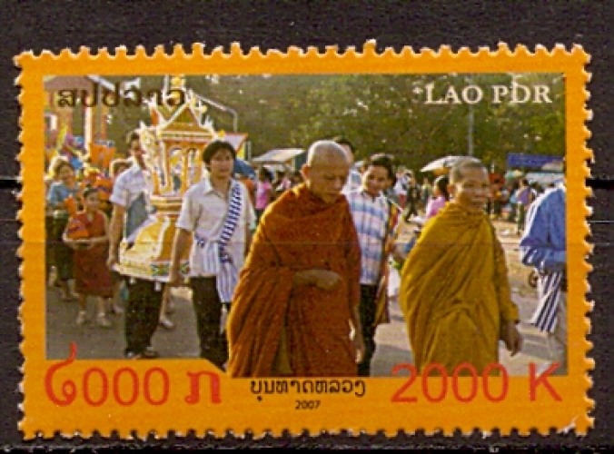 Laos 2007 YT 1667 MNH Celebration boudhiste Temple That Luang