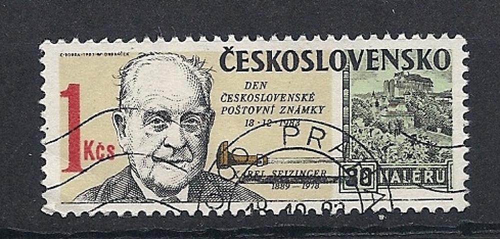 Tchecoslovaquie  Y T   2566    Journée du timbre