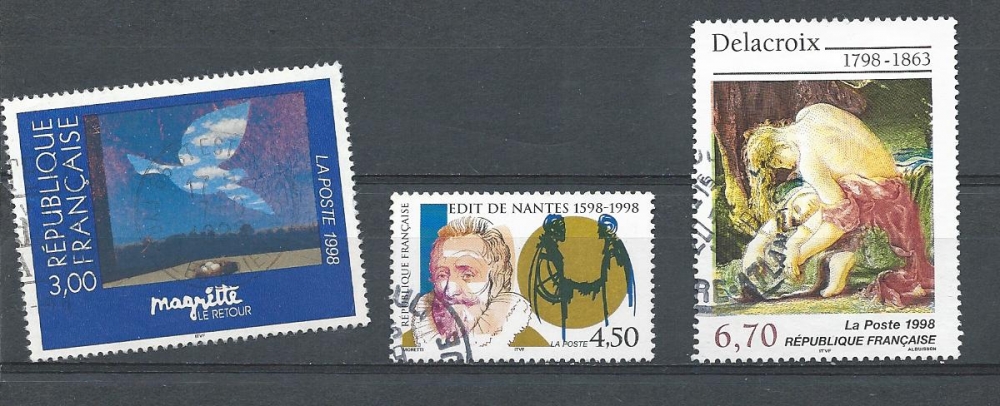 FRANCE 3145 à 3147 oblitérés rond