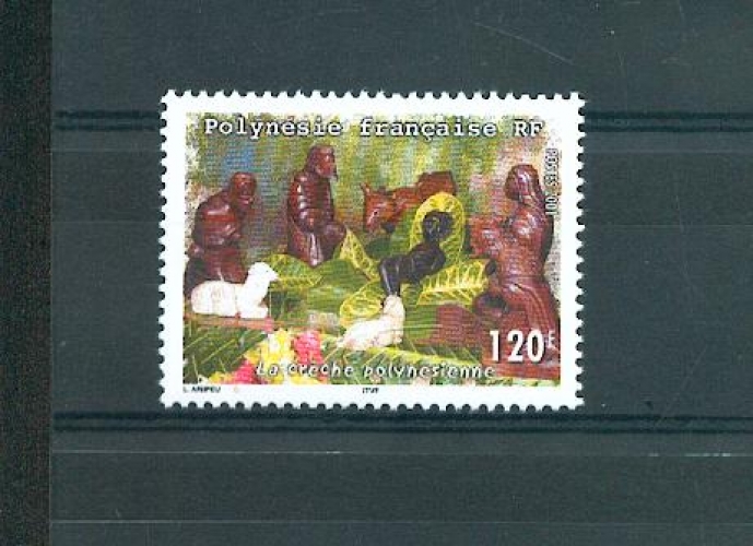 Polynésie 655 2001 crèche neuf ** TB MNH SIN CHARNELA prix de la poste 1 