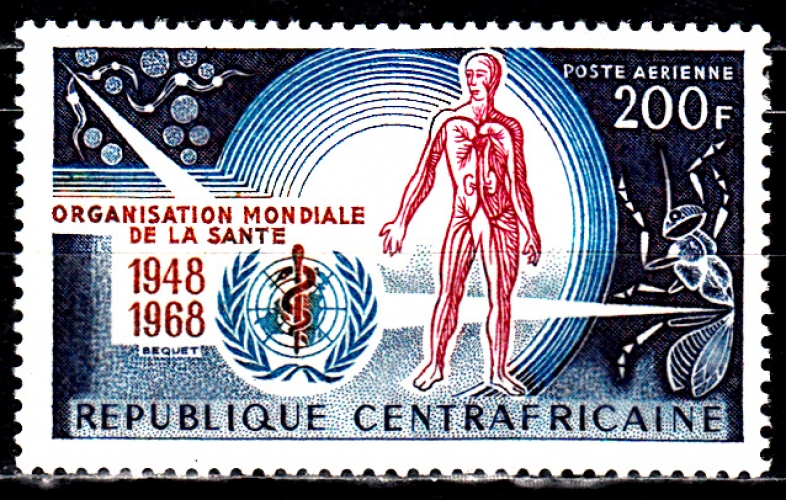  Centrafrique Pa 56 20e anniversaire OMS