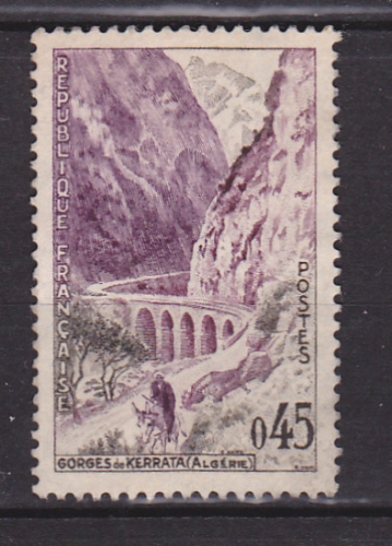 France 1960  Y& T n° 1237 Gorges de Kerrata Algerie