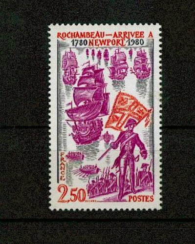 France 2094 personnage Rochambeau 1980 neufs ** TB MNH faciale 0.37