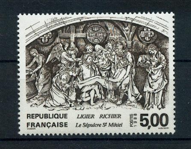 France 2553 LE SEPULCRE DE SAINT MIHIEL neufs LUXE ** MNH faciale 0.76