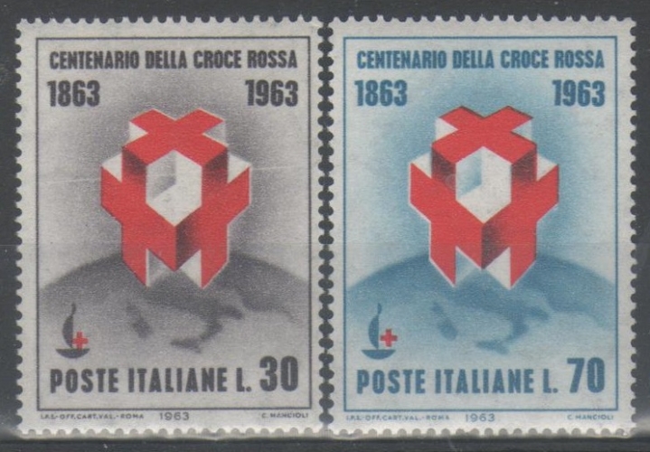 Italie 1963 - Croix-Rouge