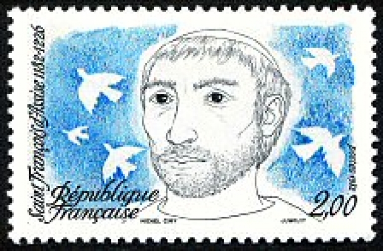 France 2198 saint François d'assise neufs ** TB MNH faciale 0.3