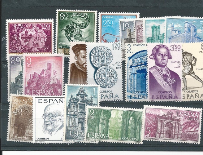 ESPAGNE 1966 année divers neufs **
