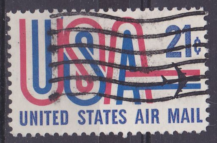 ETATS UNIS 1968 oblitéré PA N° 72