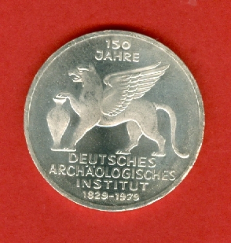 RFA -  5 Mark - German Archeological Institute -  Argent - 1979