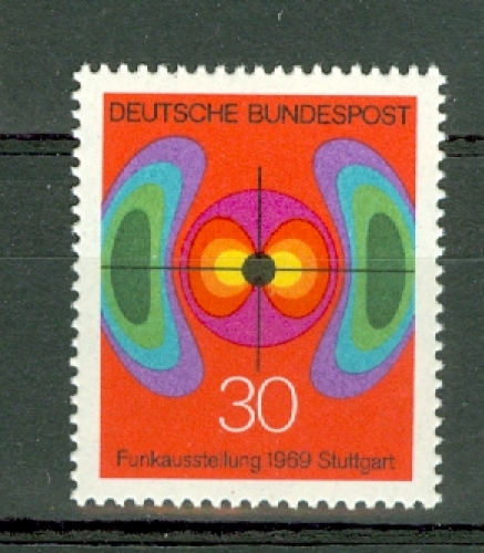 RFA - 1969 - Exposition nationale de radiocommunication de Stuttgart - n° 460 - Neuf **