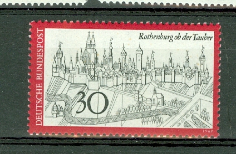 RFA - 1969 - Tourisme - Rothenburg sur la Fauber - n° 464 - Neuf **