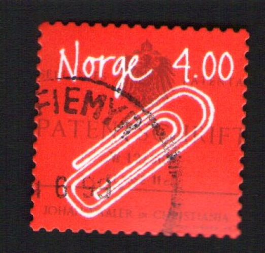  NORVEGE Oblitération ronde Used Stamp Trombone