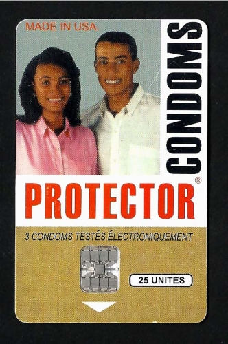 Madagascar - Télécarte Condoms Protector (25 unités)