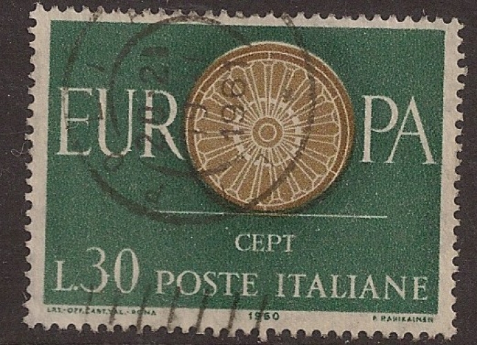 ITALIE 1960 : yt 822 Oblitéré/Used # Europa