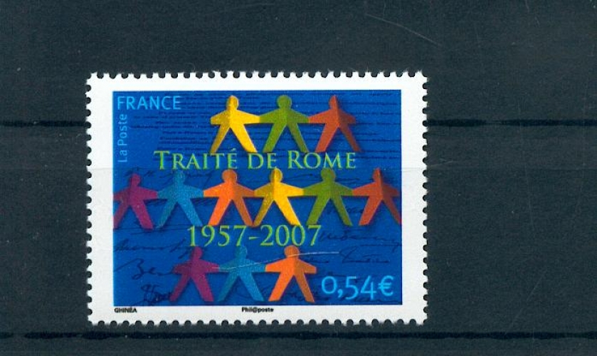 FRANCE 4030 traité de rome neuf ** luxe MNH SIN CHARNELA prix de la poste 0.54 