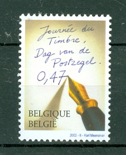 Belgique  - 2002 - Journée du Timbre - 3063 - DENTELE