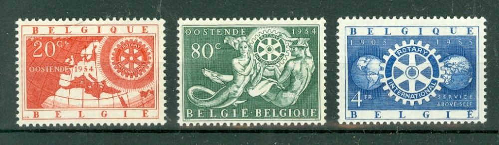 Belgique - 1954 - Rotary International - n° 952 / 4 - Neuf **