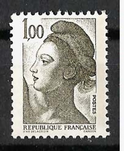 France - n° 2185 ** liberté de Gandon - année 1982