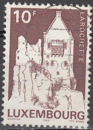 Luxembourg 1984 Michel 1106 O Cote (2008) 0.40 Euro Château Larochette Cachet rond